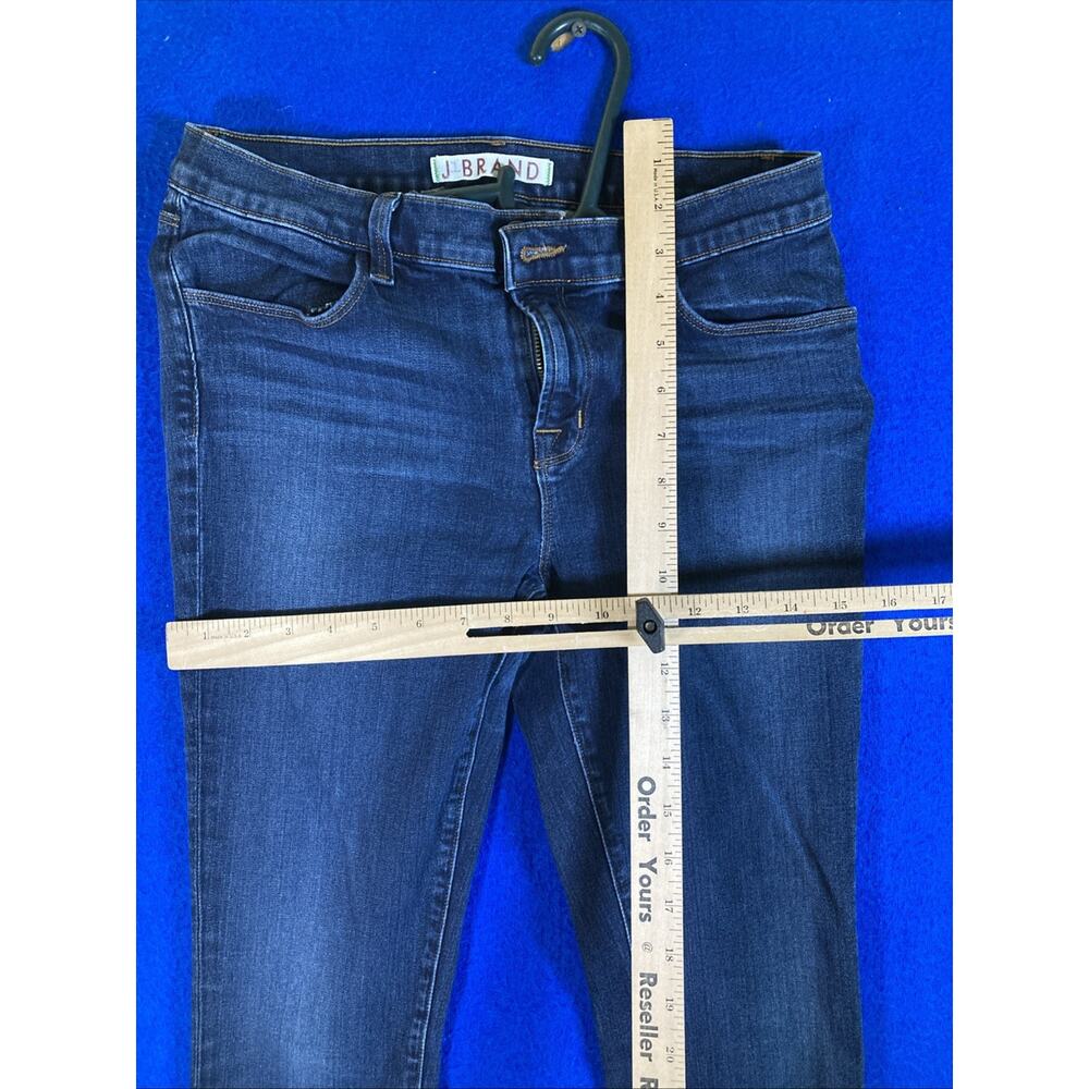 J Brand Super Skinny Jeans Womens Size 29 Dark Wash Blue Denim Stretch USA - Picture 12 of 16